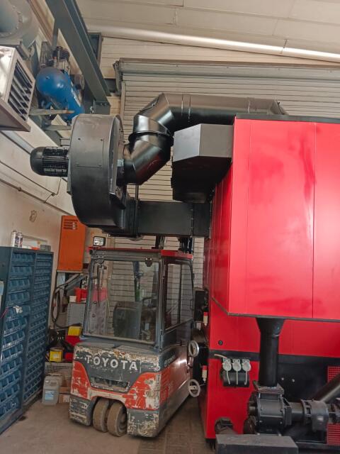 Binder Biomasseheizanlage Type RRK 400–600 kW