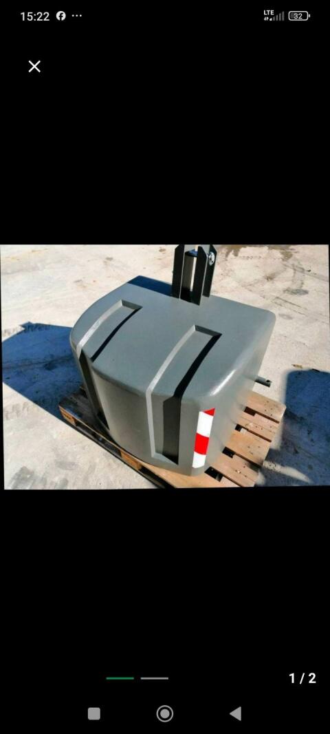 Frontgewicht, Betongewicht 900 kg