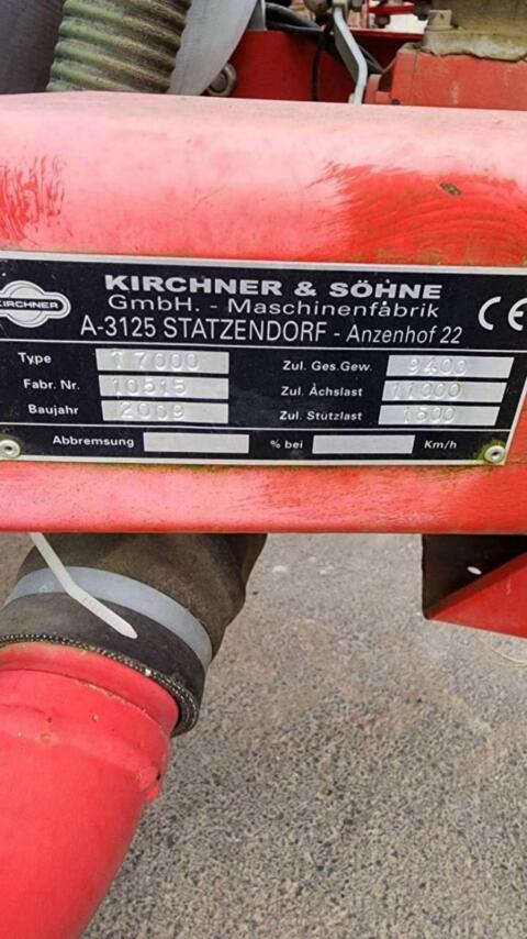Kirchner Vakuumfass T 7.000