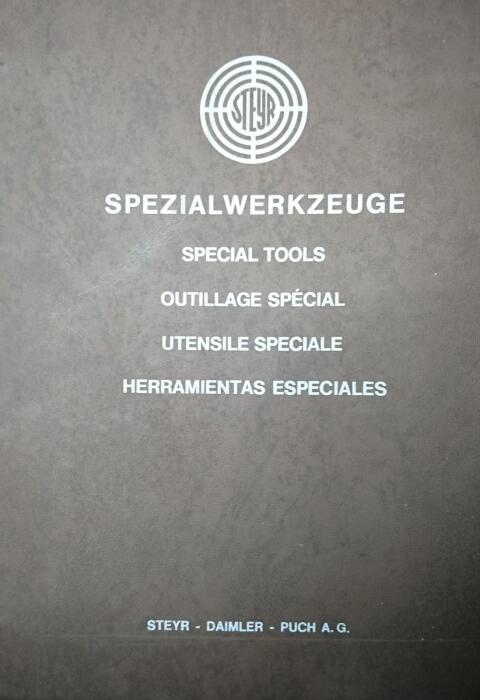 Steyr Spezialwerkzeuge Buch