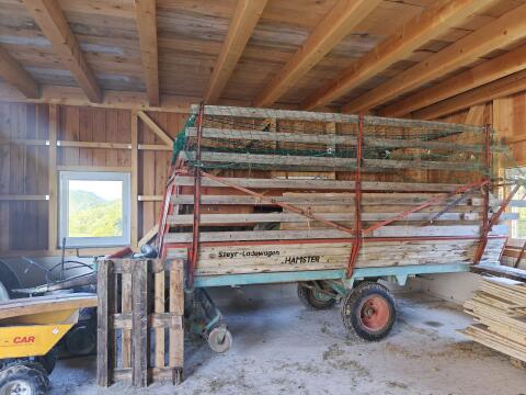 Steyr Hamster 804.02 Ladewagen