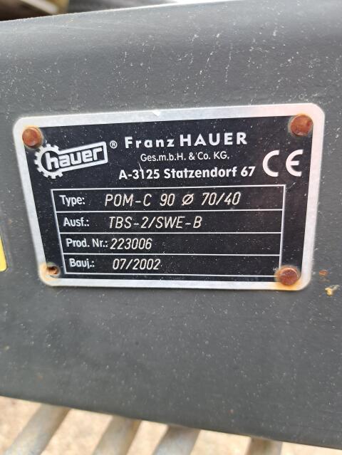 Frontlader Hauer POM-C 90 mit Euro-Aufnahme
