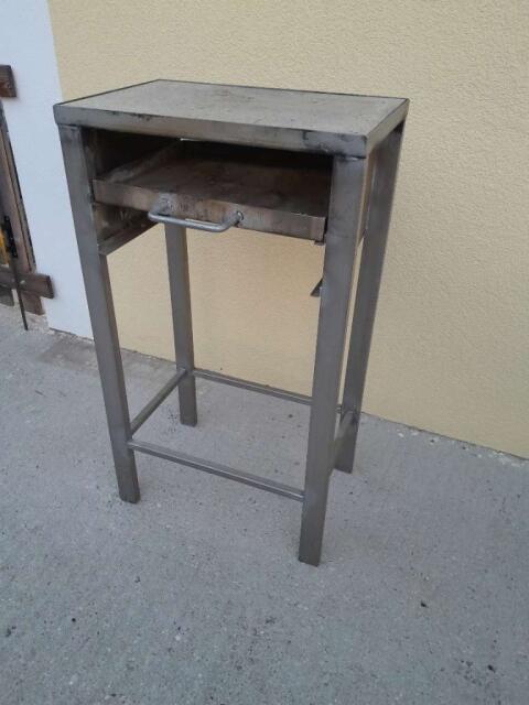 Edelstahl Niro Grill Holzkohle Holzgrill Steinplatte