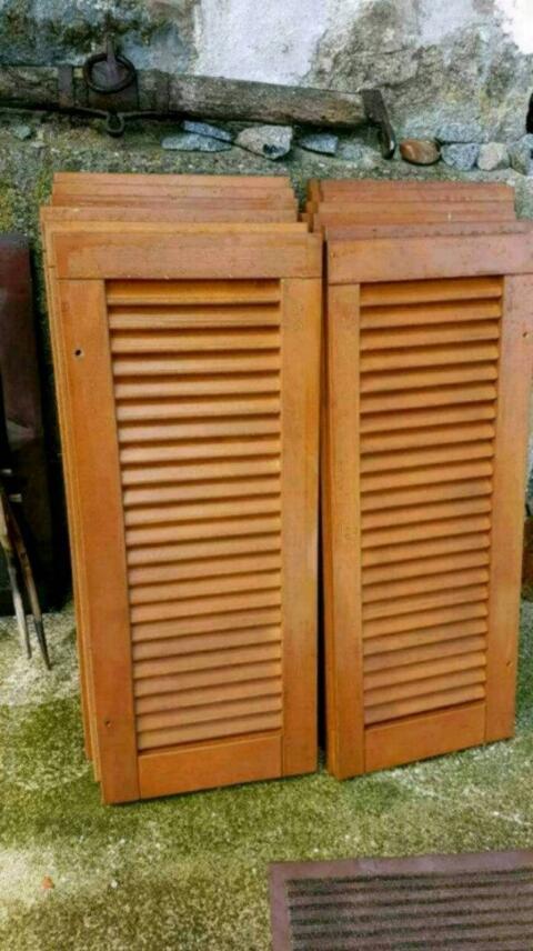Holzfensterläden 4 Paar