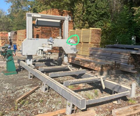 Blockbandsäge Bandsägewerk Trak Met TTP600