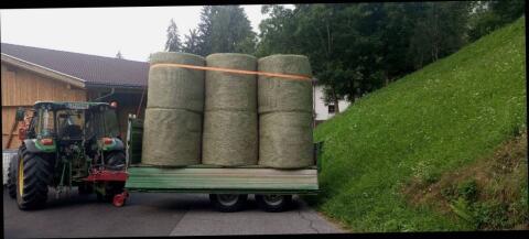2. Schnitt Heuballen