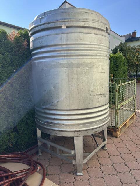 1.000 l Edelstahl Tank