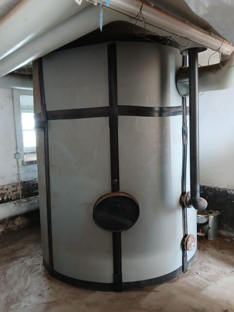 Pufferspeicher 7.200 l mit Isolierung abnehmbar