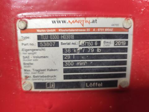 Verkaufe Martin Baggerlöffel 30 cm