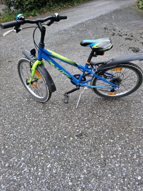 Kinderfahrrad blau, 20 Zoll