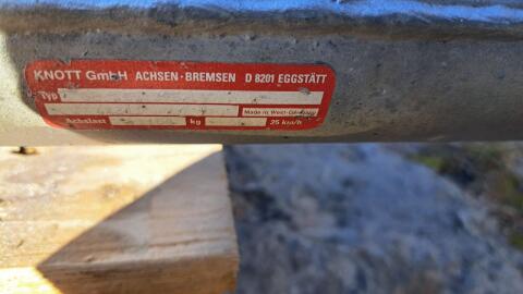 Pkw Anhänger Achse Knott