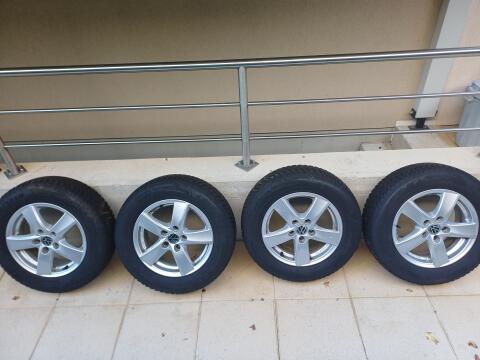 4 Winterkompletträder auf VW Alufelgen