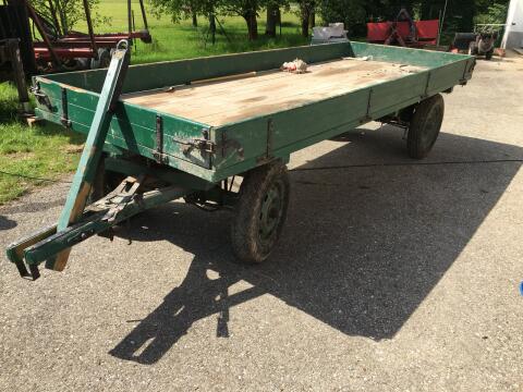 Gummiwagen 2-Achs-Anhänger