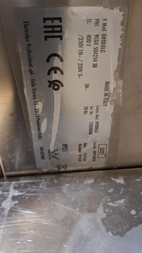 Haubenspülanlage Electrolux