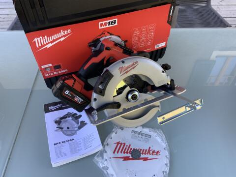 Milwaukee Akku Handkreissäge M18BLCS66 + 1 x Akku 5.0 Ah NEU