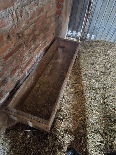 Futtertrog Holz