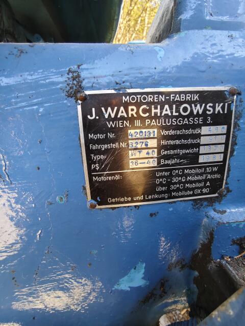 Oldtimer Warchalowski WT 40