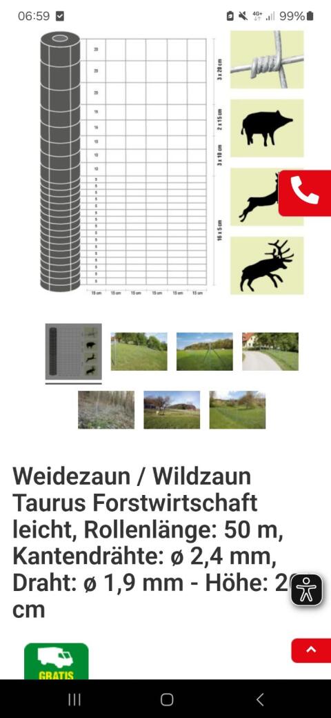 Verschenke Wildzaun