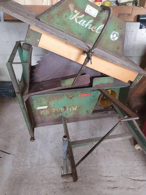 Wippsäge, Brennholzsäge, Kaheli Zapfwellenantrieb KS 700