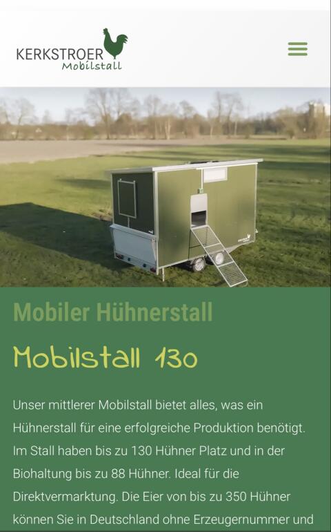 Mobiler Hühnerstall Kerstroer 120