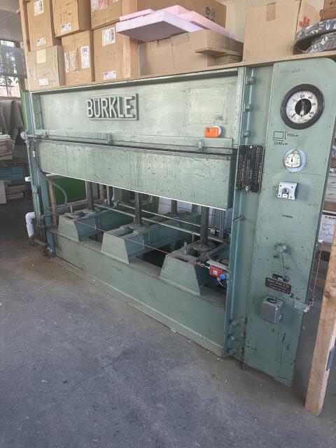 Bürkle Furnierpresse