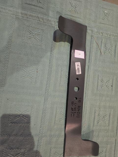 Mähmesser Rasentraktor, Rasenmäher
