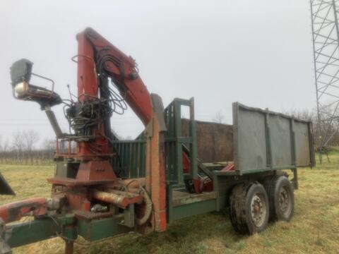 Rückewagen Forstanhänger Kranwagen