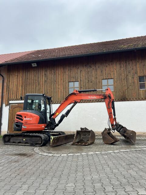 Kubota U55-4, Bagger, Minibagger, Kubota KX, Powertilt