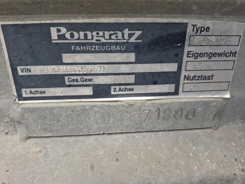 Anhänger Pongratz MPA 190 U