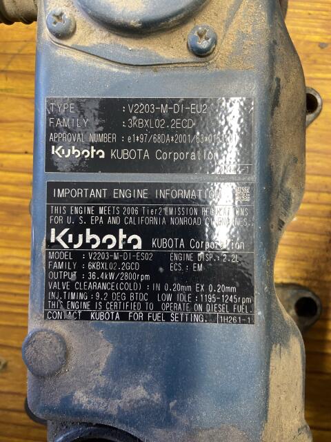 Kubota V2203 Gebrauchtteile