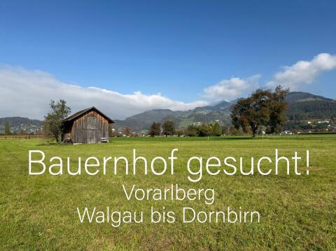 Bauernhof gesucht