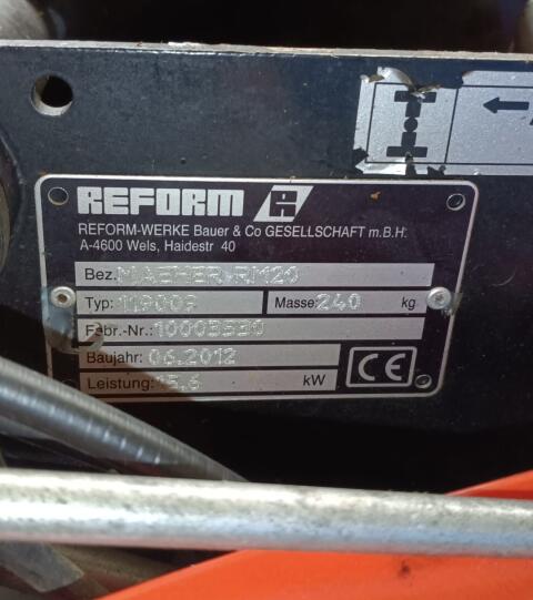 Mulcher, Rapid RM20, Reform, Hybridmäher