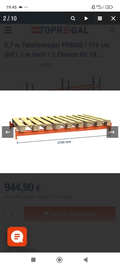 Schwerlastregal