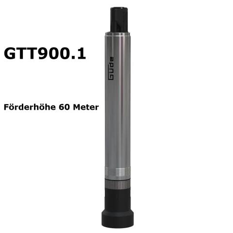 Tiefbrunnenpumpe, Wasserpumpe 60 m mit Druckschalter, NEU, GTT 900.1