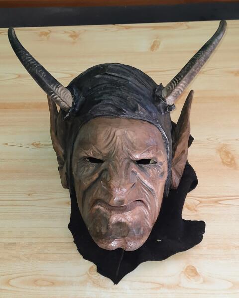 Perchtenmaske, Krampusmaske (Einwandfrei)