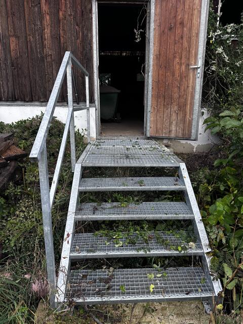 Gitterrost Stiege neuwertig