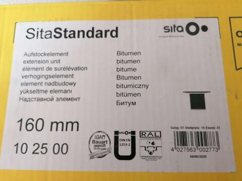 Sita Aufstockelement 160 mm ( neu )