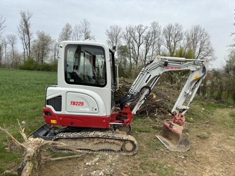Minibagger mieten, Takeuchi TB225