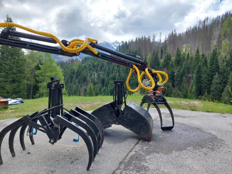 Forstkran HRK-300 für Schlepper - Top Zustand mit Zubehör