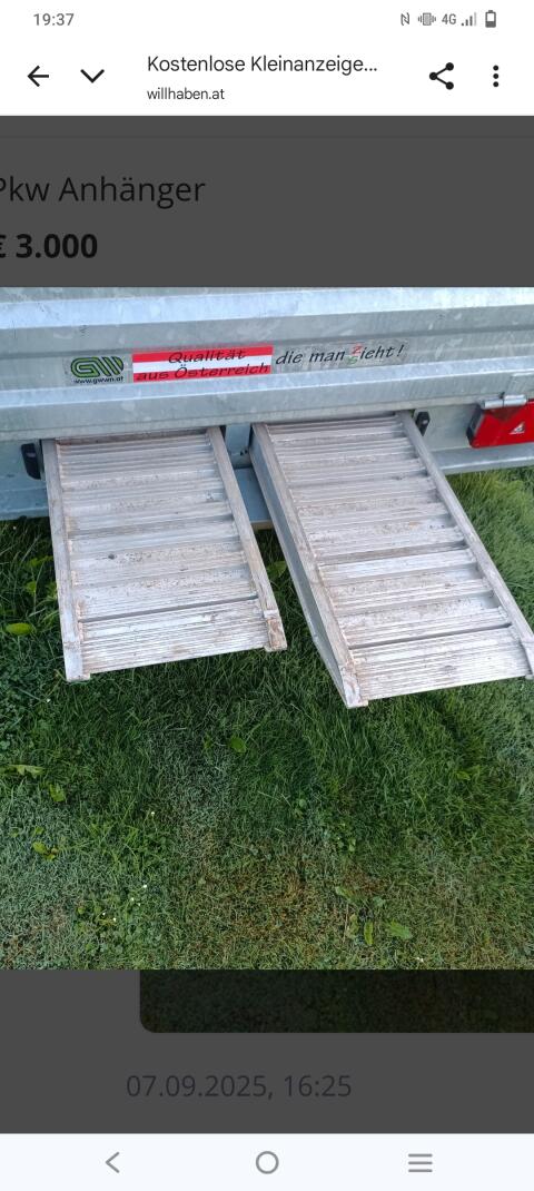Tandem Anhänger zu verkaufen