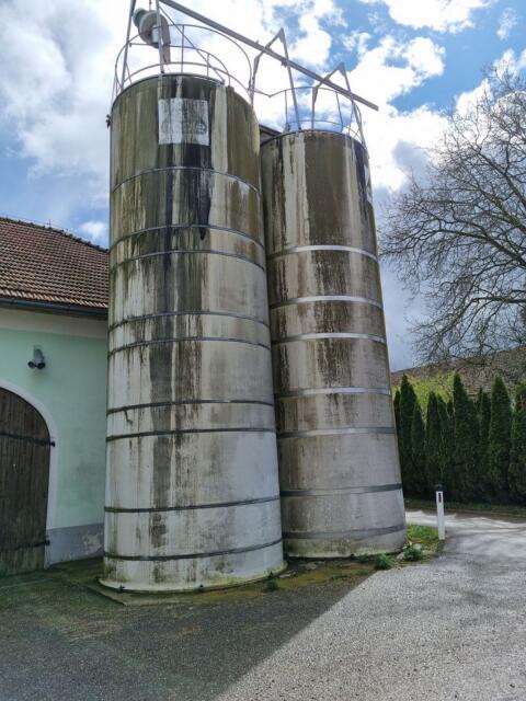 2 x Epple Silos, Silofräse und Teleskoprohr
