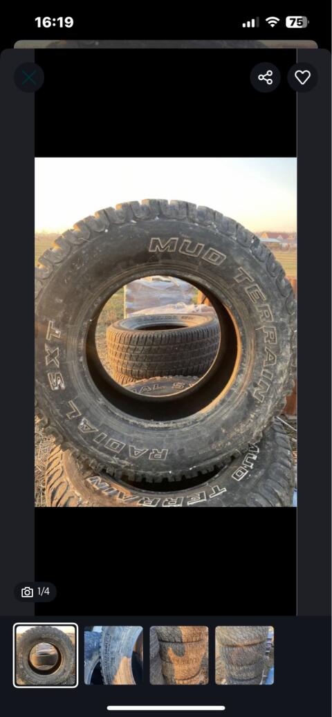 Reifen 33x12,50 R 17