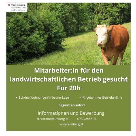 Landwirtschaftliche/r Mitarbeiter/in - Teilzeit
