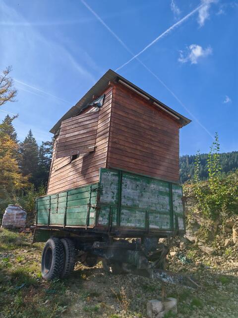 Verkaufe mobile Jagdhütte, Hühnerstall, Schankhütte