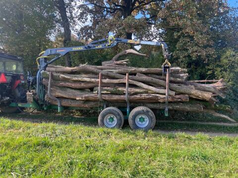 FARMA T7 4.6D Forstanhänger Rückewagen