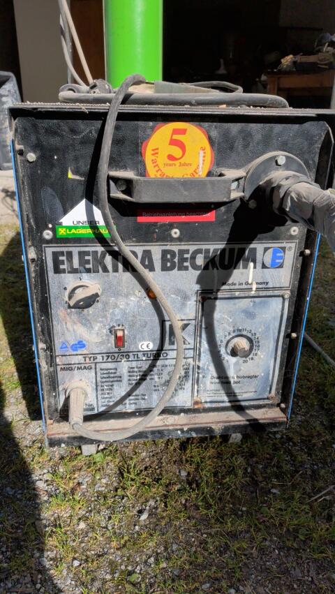 Schutzgasschweißgerät Elektra Beckum Typ 170/30TL Turbo