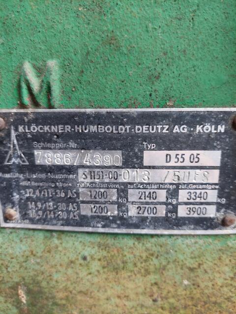 Traktor Deutz-Fahr D5505