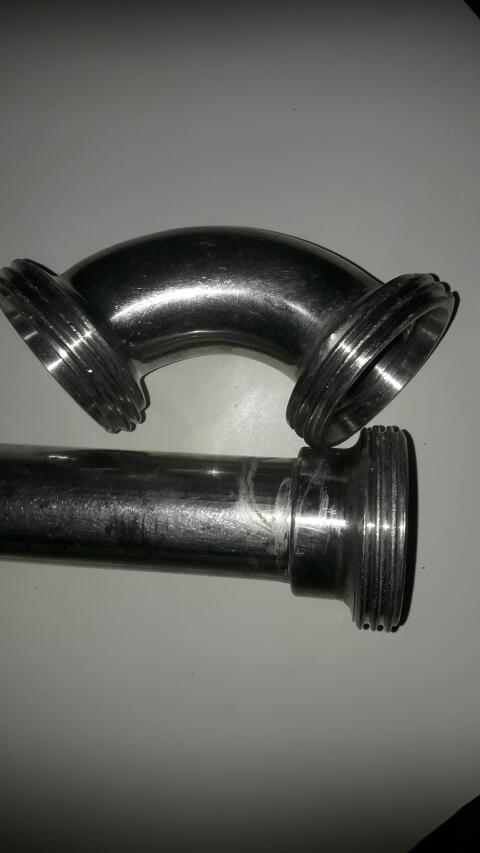 Schlauchanschluss, Milchbogen, Milchgewinde DN 40