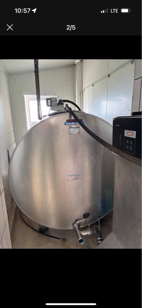 Milchtank DeLaval 2.100 l