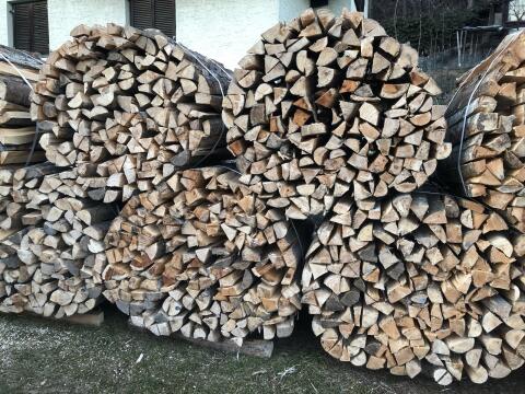 Brennholz Fichte und Buche